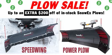 snowex snow plow prices